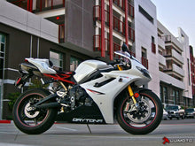 Load image into Gallery viewer, Luimoto sport anti-slip black seat covers set for Triumph Daytona 675 2006-2012 — Euro Motards — view 3