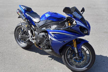 Load image into Gallery viewer, Luimoto sport edition blue seat covers set for Yamaha YZF-R1 2009-2014 — Euro Motards — view 2