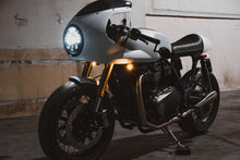 Load image into Gallery viewer, Luimoto vintage diamond black seat cover for Triumph Thruxton 2016-2020 — Euro Motards — view 2
