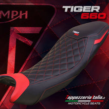 Load image into Gallery viewer, TPZ Italia comfort foam seat cover for Triumph Tiger 660 2021-2023 — Euro Motards