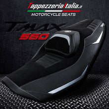 Load image into Gallery viewer, TPZ Italia velvet comfort foam seat cover for Yamaha T-Max 560 2022-2023 — Euro Motards