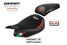 Load image into Gallery viewer, Ducati Panigale 1299 2015-2018 TPZ Italia Dervio Velvet Comfort Foam Seat Cover