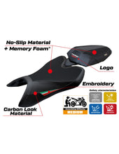 Load image into Gallery viewer, Aprilia Tuono 457 2025 TPZ Italia Vignesh Comfort Foam Seat Covers Set