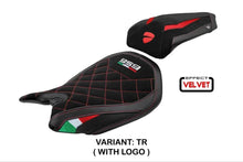 Load image into Gallery viewer, Ducati Panigale 959 2016-2018 TPZ Italia Seat Cover Noci Velvet Special Edition