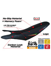 Load image into Gallery viewer, TPZ Italia Trico comfort foam seat cover for Ducati Hypermotard 698 Mono 2024 — Euro Motards — view 2