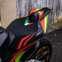 Load image into Gallery viewer, TPZ Italia anti-slip rider seat cover for Aprilia Tuono V4 2021-2023 — Euro Motards