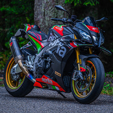 Load image into Gallery viewer, TPZ Italia anti-slip rider seat cover for Aprilia Tuono V4 2021-2023 — Euro Motards — view 3