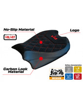 Load image into Gallery viewer, TPZ Italia Harbin velvet seat cover for Ducati Panigale V4 2018-2024 — Euro Motards — view 2