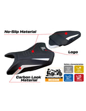 Load image into Gallery viewer, TPZ Italia Namur ultragrip anti-slip seat cover for Kawasaki Z500 2024 — Euro Motards — view 2