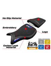 Load image into Gallery viewer, Triumph Daytona 675R 2006-2012 TPZ Italia Ripley UltraGrip Seat Cover 6 Colors