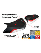 Load image into Gallery viewer, TPZ Italia Tomori comfort foam seat cover for Honda CB500 Hornet 2024 — Euro Motards — view 2
