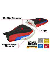 Load image into Gallery viewer, TPZ Italia Huelva ultra-grip seat cover for Honda CBR600RR 2007-2024 — Euro Motards — view 2