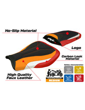 Load image into Gallery viewer, TPZ Italia Huelva ultra-grip seat cover for Honda CBR600RR 2007-2024 — Euro Motards — view 2