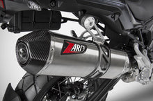 Load image into Gallery viewer, Zard inox carbon cap slip-on silencer for Benelli TRK502X 2017-2022 — Euro Motards