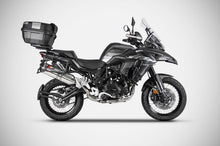 Load image into Gallery viewer, Zard inox carbon cap slip-on silencer for Benelli TRK502X 2017-2022 — Euro Motards — view 2
