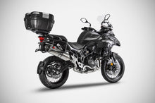 Load image into Gallery viewer, Zard inox carbon cap slip-on silencer for Benelli TRK502X 2017-2022 — Euro Motards — view 3