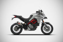 Load image into Gallery viewer, Zard slip-on silencer titanium carbon cap for Ducati Multistrada 950 2018-2019 — Euro Motards