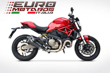 Load image into Gallery viewer, Zard full carbon slip-on silencer for Ducati Monster 821 2015-2017 — Euro Motards
