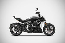 Load image into Gallery viewer, Zard 2-1-2 black slip-on silencers for Ducati X-Diavel S 2016-2022 — Euro Motards — view 2