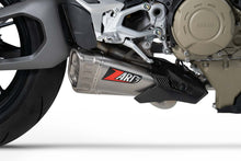Load image into Gallery viewer, Zard full titanium racing slip-on silencer for Ducati Streetfighter V4 2025 — Euro Motards — view 4
