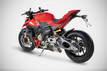 Load image into Gallery viewer, Ducati Streetfighter V4 2025 Zard Exhaust Racing Slipon Silencer Full Titanium