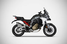 Load image into Gallery viewer, Zard slip-on silencer titanium carbon cap for Ducati Multistrada V4 S 2021-2022 — Euro Motards — view 2