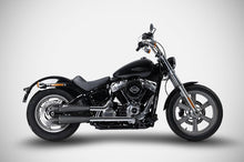 Load image into Gallery viewer, Zard dual AVIO black slip-ons for Harley-Davidson Softail Standard 2017-2024 — Euro Motards