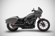 Load image into Gallery viewer, Zard dual AVIO black silencers for Harley-Davidson Low Rider ST 2017-2024 — Euro Motards