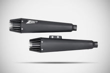 Load image into Gallery viewer, Zard dual AVIO black silencers for Harley-Davidson Low Rider ST 2017-2024 — Euro Motards — view 2