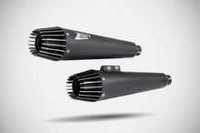 Load image into Gallery viewer, Zard dual AVIO black silencers for Harley-Davidson Low Rider S 2017-2024 — Euro Motards — view 3