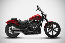 Load image into Gallery viewer, Zard dual AVIO polished slip-ons for Harley-Davidson Street Bob 114 2017-2024 — Euro Motards