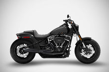 Load image into Gallery viewer, Zard full 2-in-1 inox black system for Harley-Davidson Fat Bob 114 2017-2024 — Euro Motards