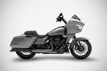 Load image into Gallery viewer, Zard black slip-on silencers for Harley-Davidson CVO Road Glide 2021-2024 — Euro Motards