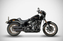 Load image into Gallery viewer, Zard dual black bronze silencers for Harley-Davidson Low Rider S 2017-2024 — Euro Motards