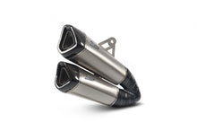 Load image into Gallery viewer, Zard slip-on silencer titanium carbon caps for Indian FTR 1200 2019-2021 — Euro Motards — view 2
