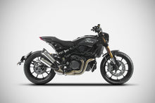 Load image into Gallery viewer, Zard slip-on silencer titanium carbon caps for Indian FTR 1200 2019-2021 — Euro Motards — view 3