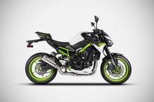 Load image into Gallery viewer, Zard full system silencer titanium carbon cap for Kawasaki Z900 2020-2023 — Euro Motards — view 4