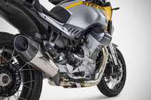 Load image into Gallery viewer, Zard titanium slip-on silencer with carbon cap for Moto Guzzi Stelvio 2024-2025 — Euro Motards — view 2