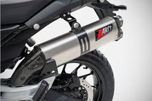 Load image into Gallery viewer, Zard titanium slip-on silencer with carbon cap for Moto Guzzi V85 TT 2025 — Euro Motards — view 3