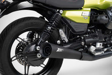 Load image into Gallery viewer, Moto Guzzi V7 850 2025 Zard Exhaust Dual Evo Slipons Silencers Black E5+ New