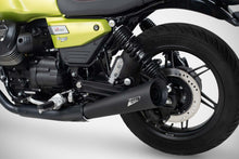 Load image into Gallery viewer, Zard dual Evo black slip-on silencers E5+ for Moto Guzzi V7 850 2025 — Euro Motards — view 4