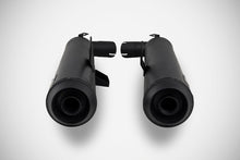 Load image into Gallery viewer, Zard dual Trofeo black slip-on silencers E5+ for Moto Guzzi V7 850 2025 — Euro Motards — view 2