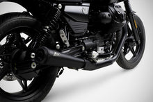 Load image into Gallery viewer, Moto Guzzi V7 850 2025 Zard Exhaust Dual Trofeo Slipons Silencers Black E5+ New