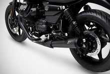 Load image into Gallery viewer, Moto Guzzi V7 850 2025 Zard Exhaust Dual Trofeo Slipons Silencers Black E5+ New