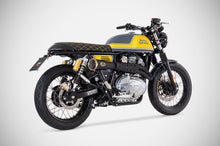 Load image into Gallery viewer, Zard full system high-mount black exhaust for Royal Enfield Continental GT 650 2021-2024 — Euro Motards — view 3