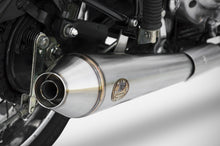 Load image into Gallery viewer, Zard stainless steel slip-on silencer for Royal Enfield Bullet 350 500 — Euro Motards — view 3