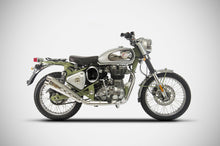 Load image into Gallery viewer, Zard slip-on silencer for Royal Enfield Bullet Trials 500 2019-2021 — Euro Motards