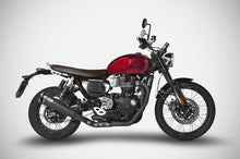 Load image into Gallery viewer, Zard full system with low black silencer for Triumph Scrambler 1200 2024-2025 — Euro Motards — view 2