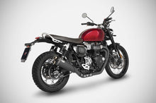 Load image into Gallery viewer, Zard full system with low black silencer for Triumph Scrambler 1200 2024-2025 — Euro Motards — view 3
