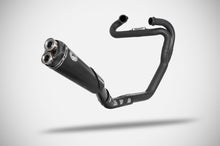 Load image into Gallery viewer, Triumph Scrambler 1200 2024-2025 Zard Exhaust Full System Low Silencer BLACK
